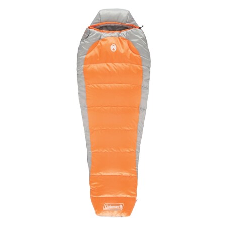 Coleman Coleman Tidelands 50 Gray/Red Sleeping Bag 5.3 in. H X 32 in. W X 79 in. L 1 pc 2000018100